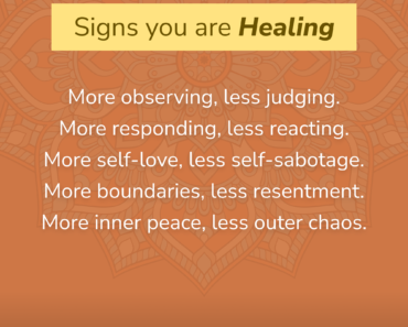 Signs You Are Healing