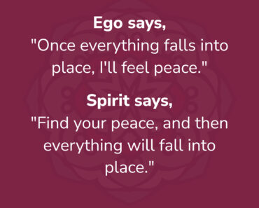 Ego vs Spirit