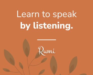 Speak by Listening