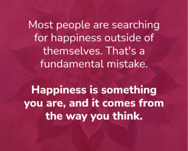 Happiness and Thoughts